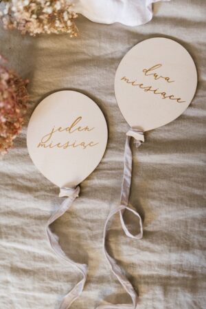 Plakietki do zdjęć – wzór 1 (baloniki)